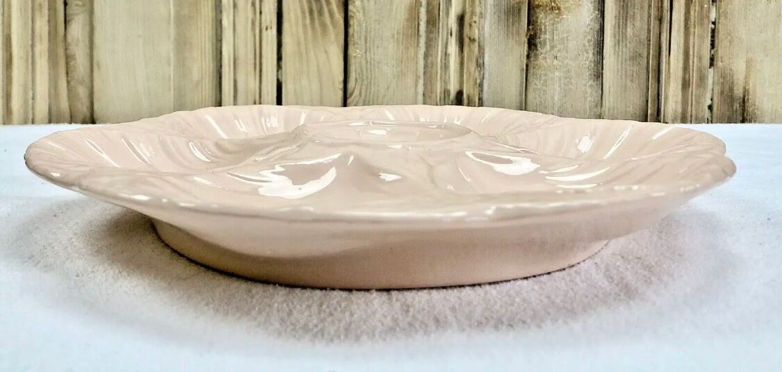 2 old plates oysters slip Digoin Sarreguemines