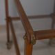 VINTAGE 1960S FOOD TROLLEY IN WOOD AND GLASS, ITALIAN DESIGN