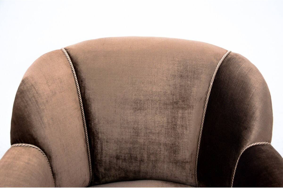 A pair of antique armchairs, Northern Europe, around 1890.