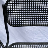 2 chaises métal