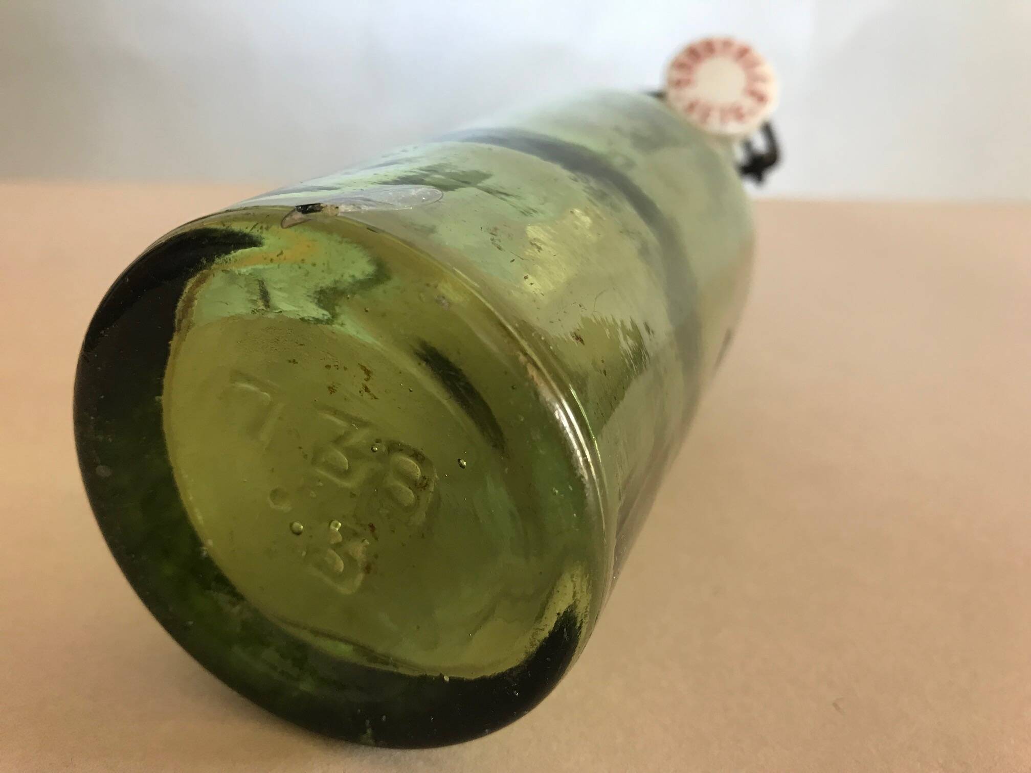 Petite bouteille verre vintage