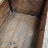 Antique Burmese teak dowry chest