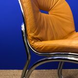4 "Sabrina" chairs by Gastone Rinaldi for Rima from the 70s