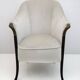 Pair of Giorgetti Italian Velvet Armchairs "Progetti", 1980s