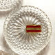 6 Bleikristall crystal coasters with lead 24% PbO