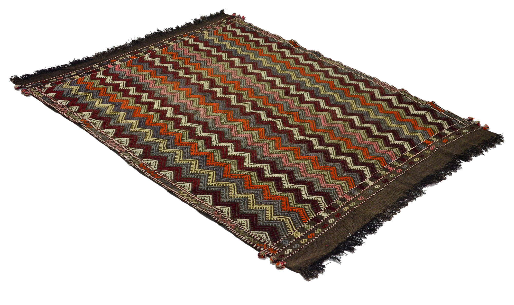 Anatolian handmade kilim rug 211 cm x 156 cm