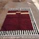 Traditional Moroccan handmade rug with colourful patterns, 2/3 m.
