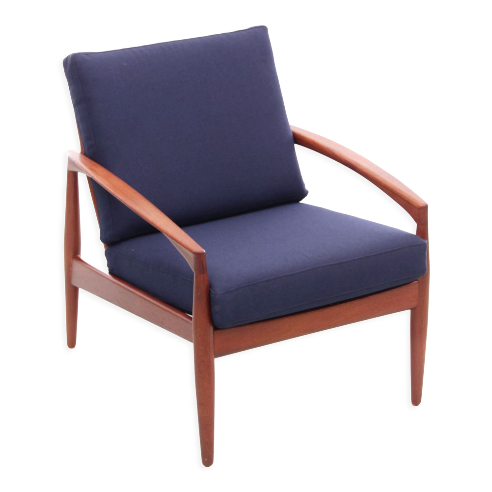 Fauteuil scandinave modèle 121 ou PaperKnive en teck
