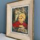Painting, portrait of a child signed Nadi Ken