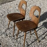 Pair of Baumann Fourmi chairs