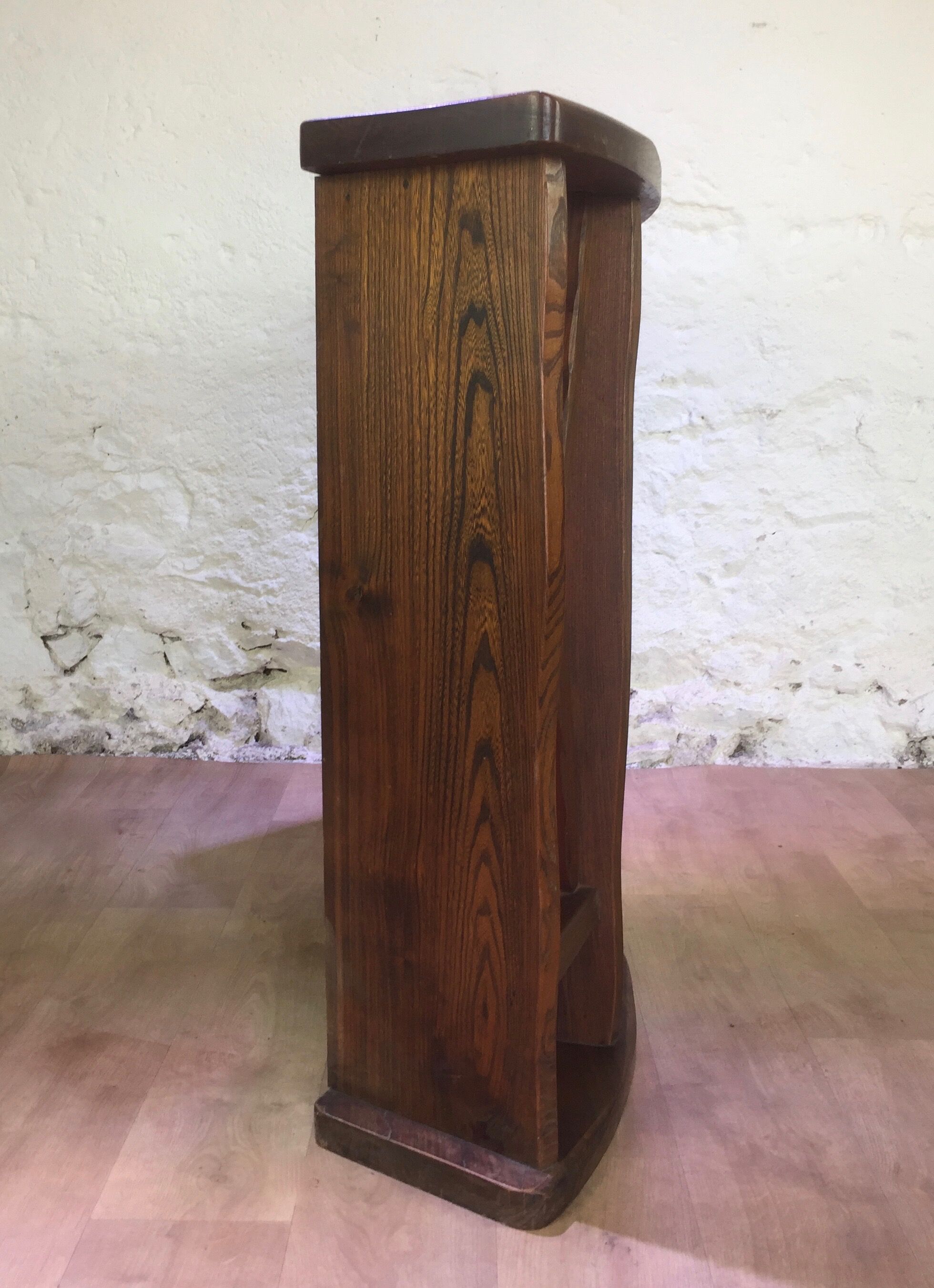 1960s solid elm bar