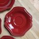 Lot de 6 soucoupes Faïence Provençale Poët-Laval