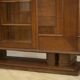 Brutalist display cabinet in oak by Charles Dudouyt, 1940s.