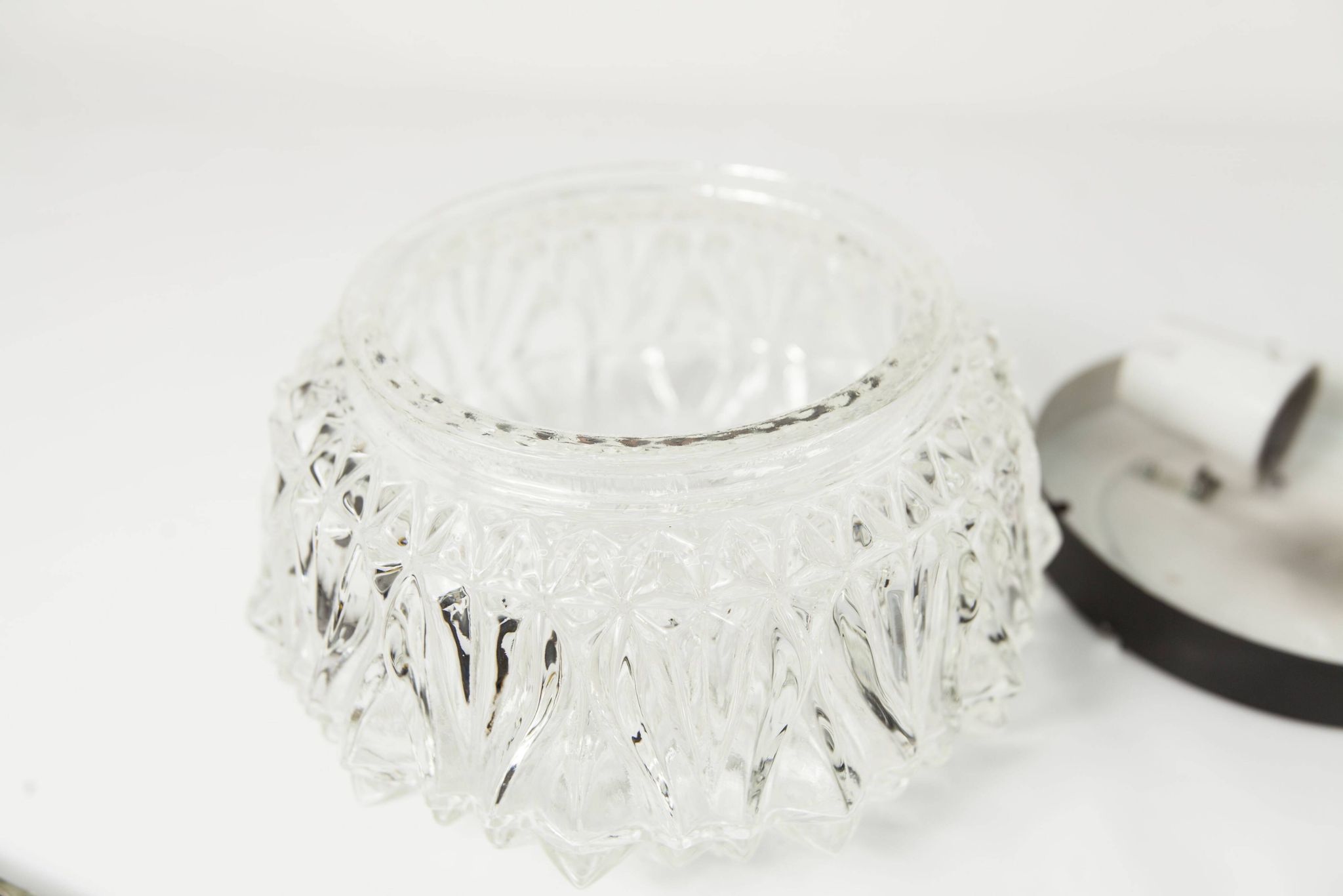 1960s floral round ceiling light