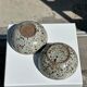 Duo of speckled ceramic bowls
