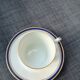 Haviland coffee cup and saucers - midnight blue collection - porcelain limoges
