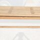 Natural wood farmhouse table