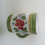 Decorated mug, ceramic