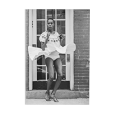 Silver barium photo print 1969 naomi sims mode format 30cmx45cm