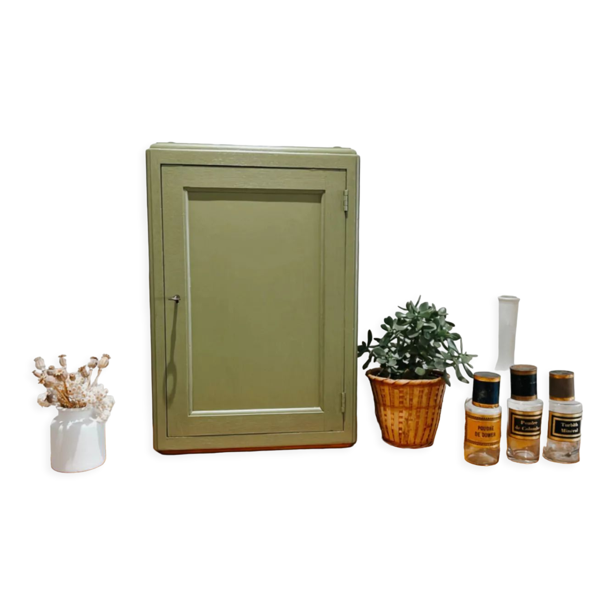 Armoire à pharmacie vert olive