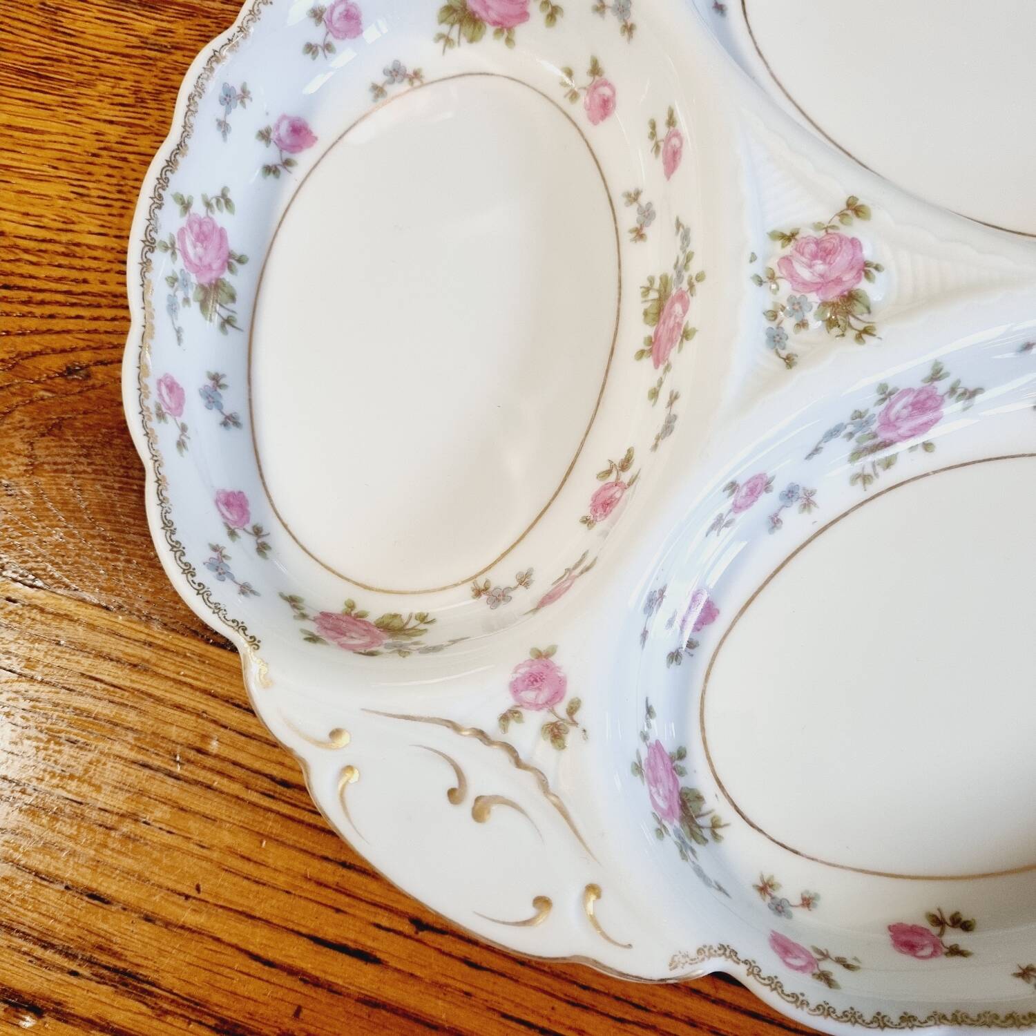 2 Limoges porcelain dishes