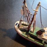 Old wooden trawler toy