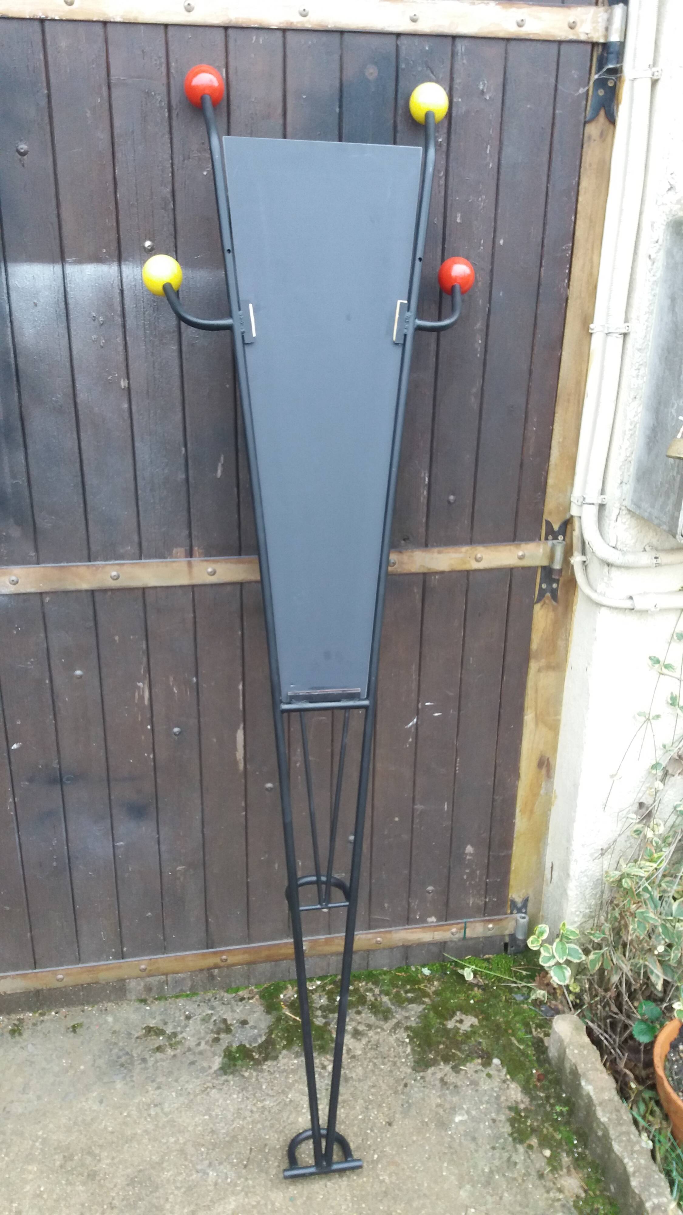 Vintage wall coat rack