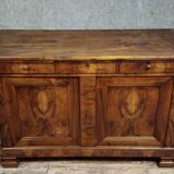 Buffet ancien époque Louis Philippe en noyer, XIXᵉ siècle