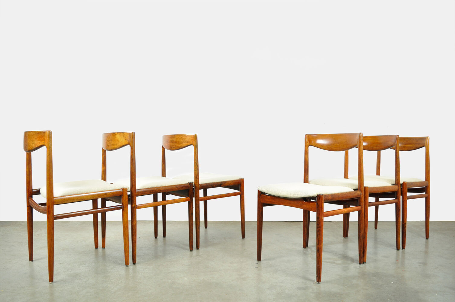 Set of 6 vintage diningchairs by Lübke (Interlübke), Germany 1960s