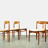 Set of 6 vintage diningchairs by Lübke (Interlübke), Germany 1960s