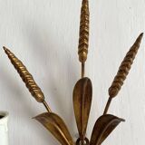 Hollywood Regency Italian wheat ear sconces