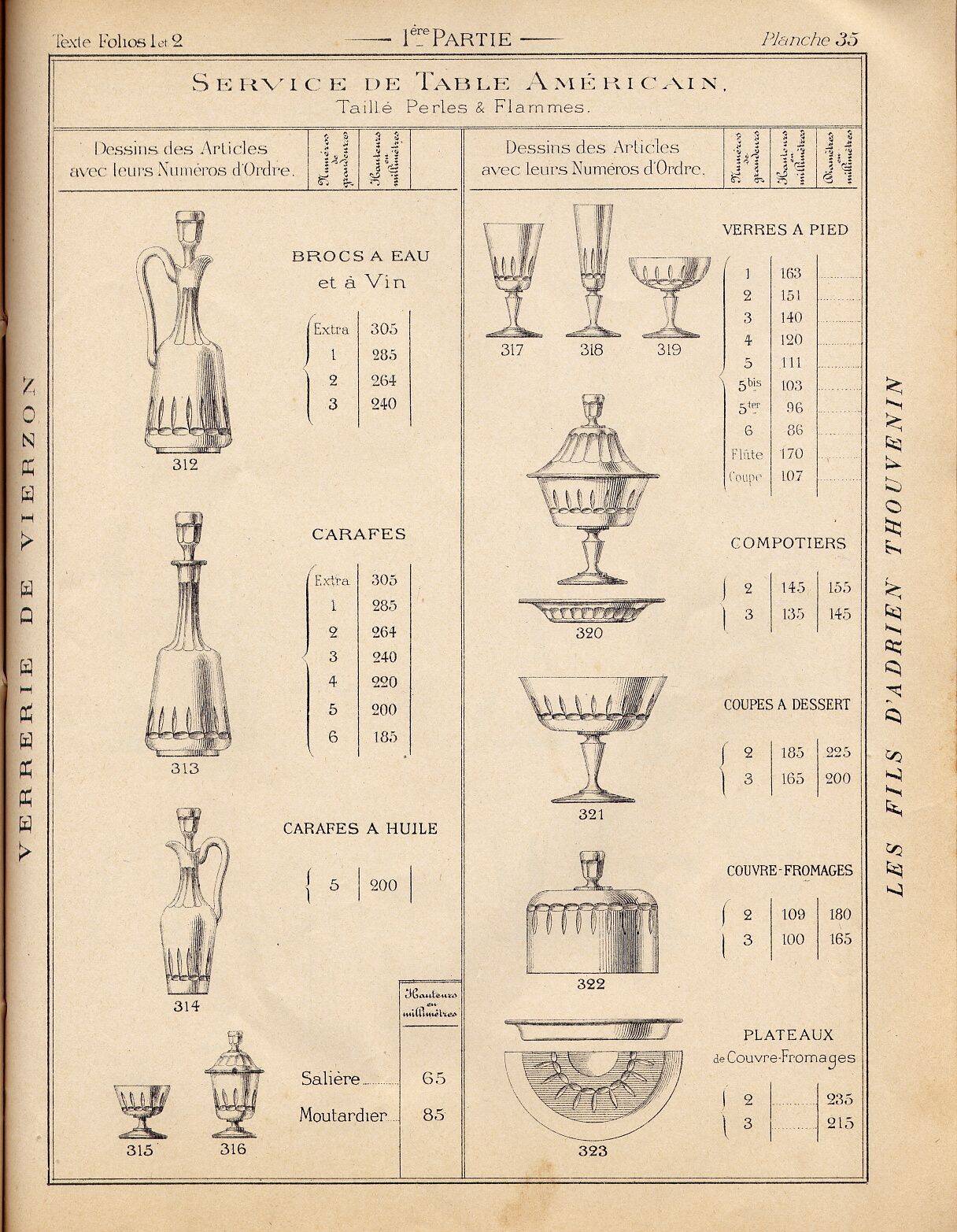 6 Vierzon Thouvenin champagne glasses
