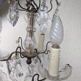 Old chandelier with 3-pointed tassels
