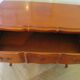 3-drawer chest of drawers in Louis XV style cherry wood, 1980s