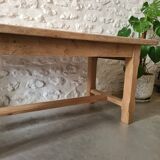 Solid oak farmhouse table