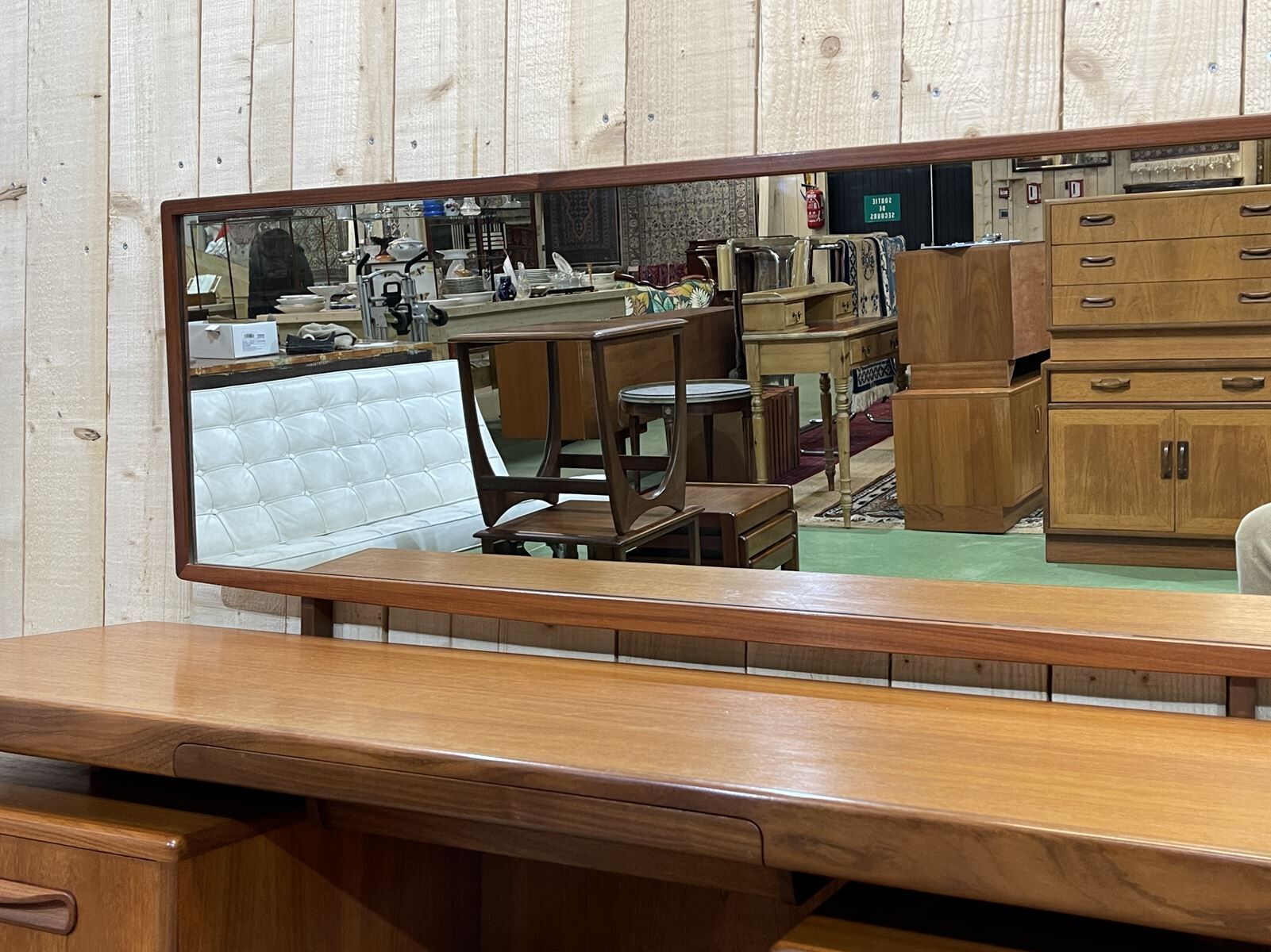 G-Plan teak dressing table and stool - 70s