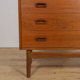 Mid-Century Teak Shelf by Johannes Sorth for Bornholm, Denmark, 1960s