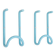 Pair of “Taka” coat hooks by Cesare Rota Nodari for Acerbis, 1970s