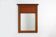 French Art Deco Oak Mirror with Fluted Panel, circa 1930