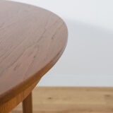Mid Century Round Extendable Dining Table from McIntosh, 1960s