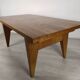 Table a rallonge pied compas