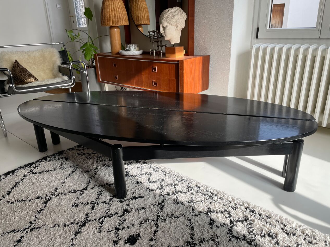 Vico Magistretti's Sinbad model coffee table for Cassina Vico Magistretti's Sinbad model coffee table for Cassina