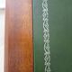 Minister's desk in Louis Philippe style – 2 drawers – cherry wood – green writing pad