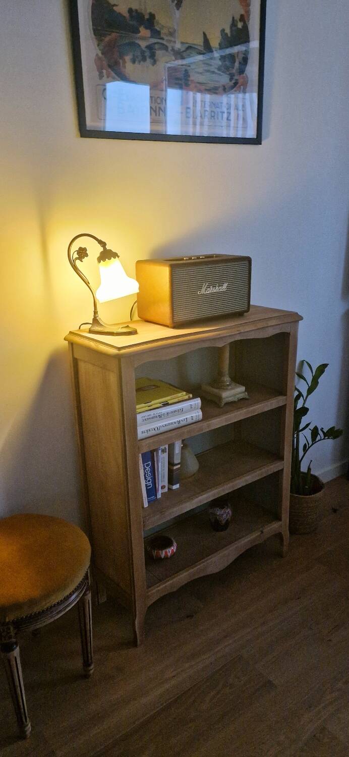 Bibus vintage beech bookcase
