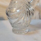 Set of 6 wine glasses and carafe in Lorraine Crystal - Gérard Model