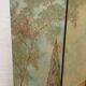 20th century three-leaf painted screen