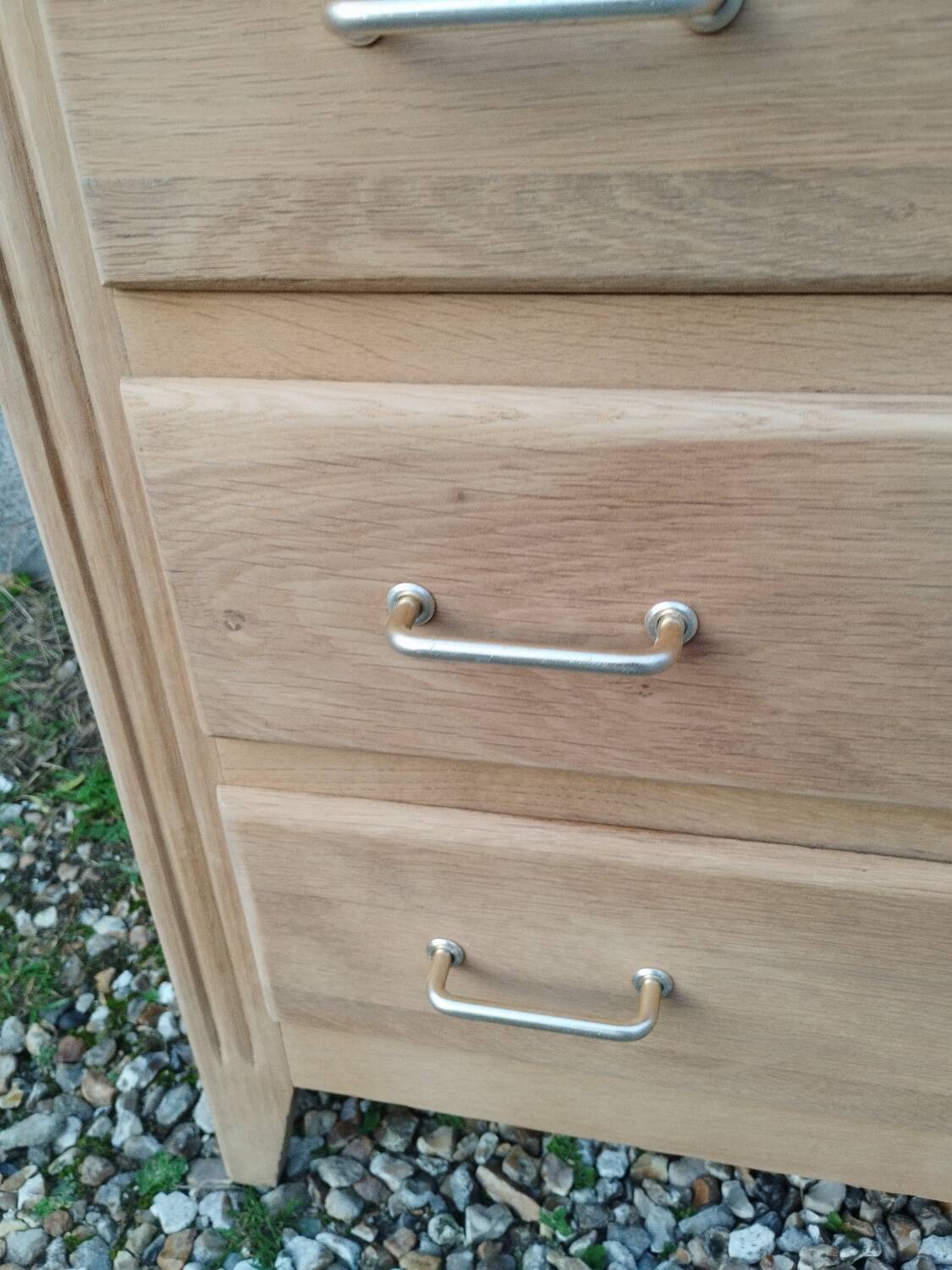 Commode ancienne vintage pieds compas