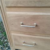 Commode ancienne vintage pieds compas