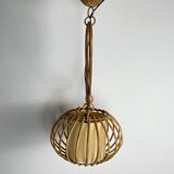 Vintage rattan suspension, 1950