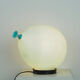 Vintage blue balloon table lamp by Yves Christin for Bilumen, 1980s